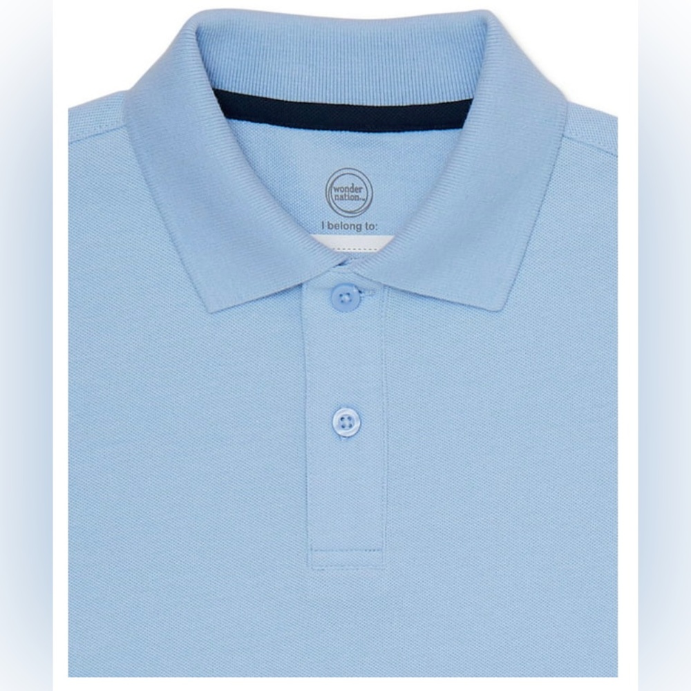 Wonder Nation Boys uniforms shirts/light blue